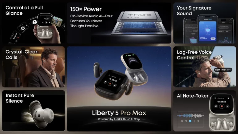 soundcore liberty 5 pro max tws specs