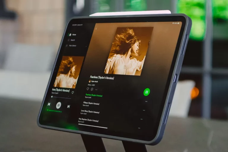 Spotify on iPad