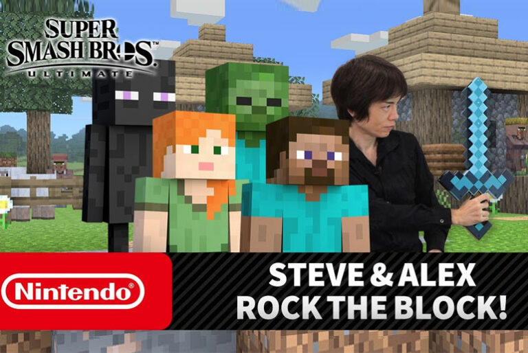 Steve and Alex of Minecraft coming to Super Smash Brothers