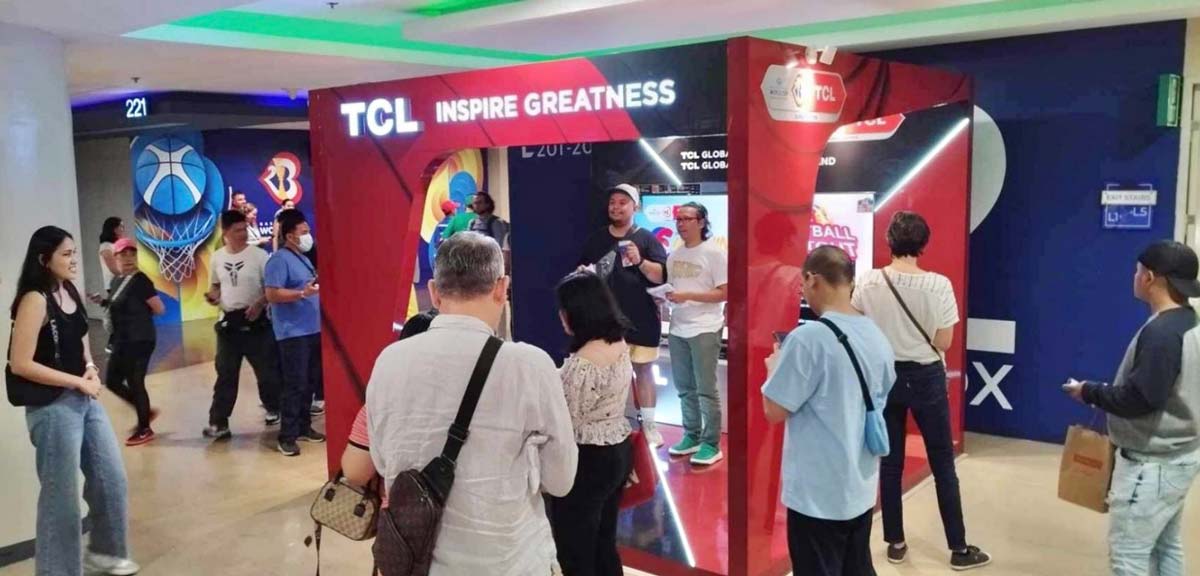 TCL FIBA booth