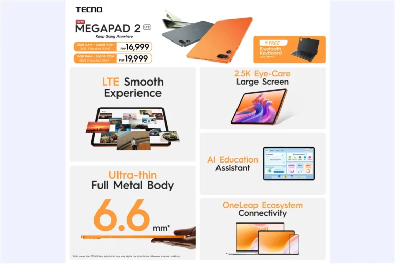 TECNO MEGAPAD 2 now in PH: specs, price, and availability