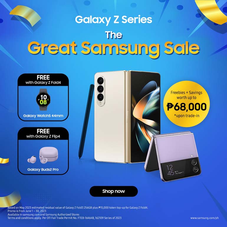 The Great Samsung Sale - Galaxy Z Fold4