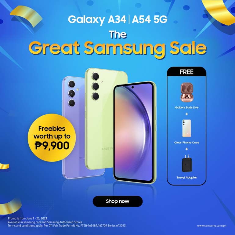 The Great Samsung Sale - Galaxy A34 and A54