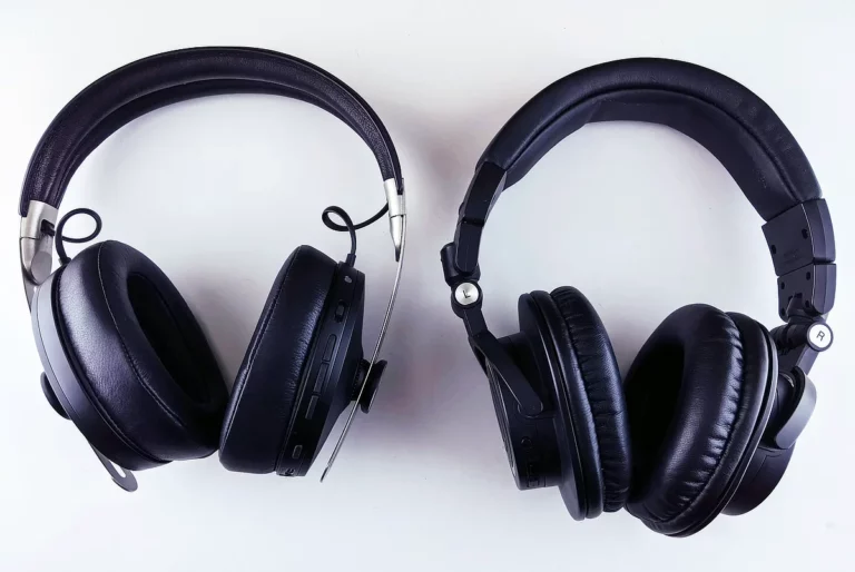 two headphones