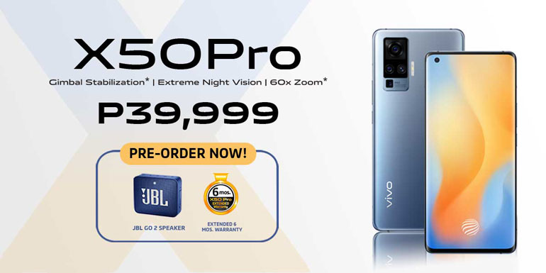 Vivo X50 Pro Pre-order Price Philippines