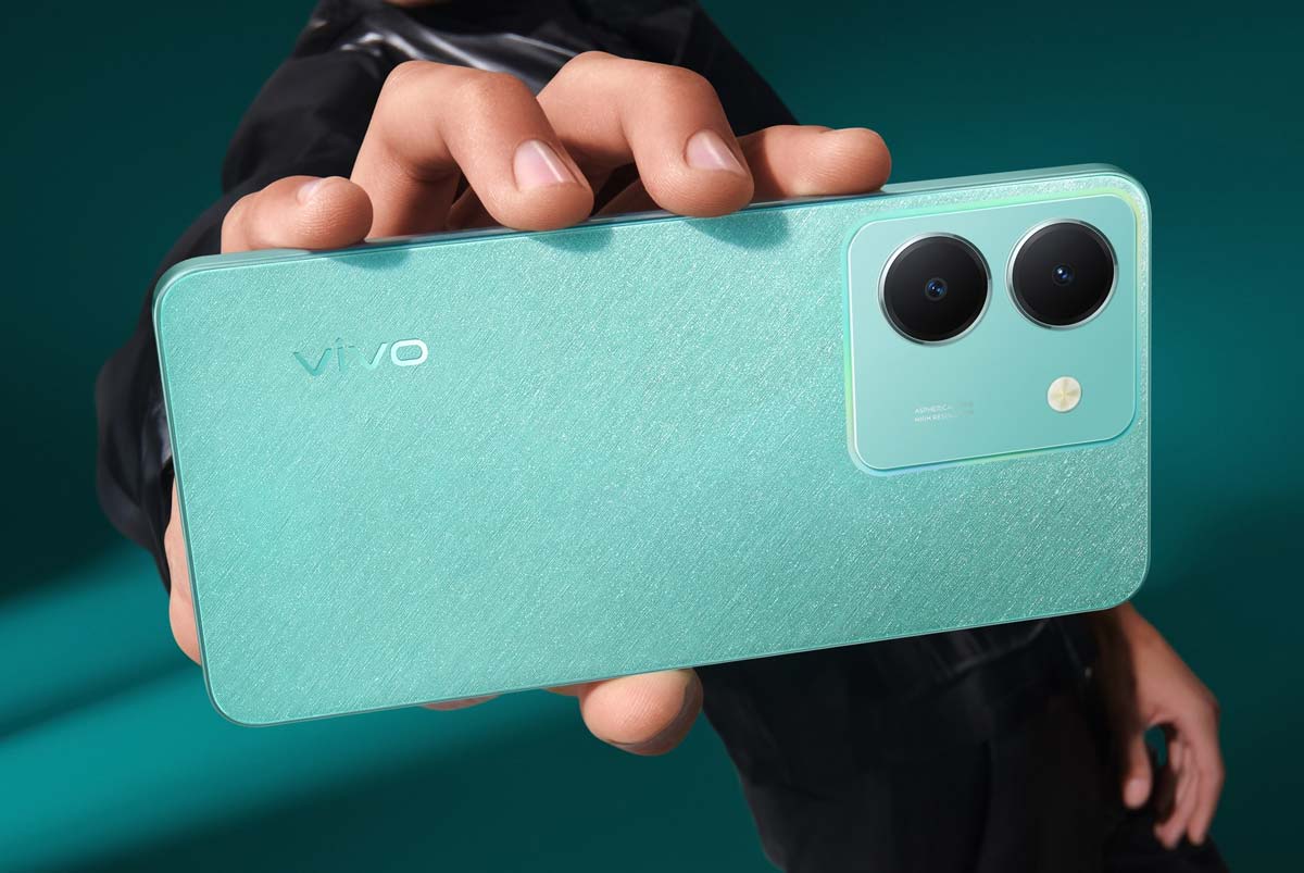 vivo Y36 Glitter Aqua