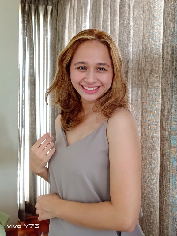 vivo Y73 selfie test