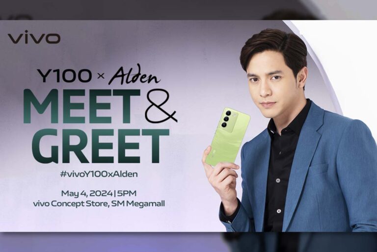 vivo Y100, Alden Richards meet and greet