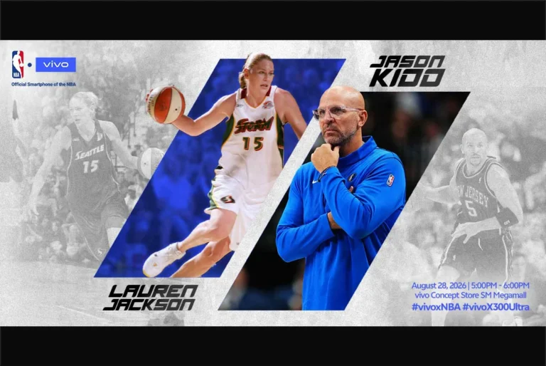 vivo Philippines brings NBA and WNBA legends Jason Kidd and Lauren Jackson to Manila vivo nba jason kidd lauren jackson