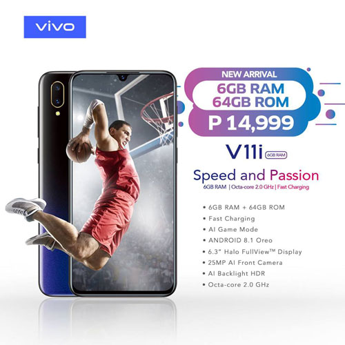 Vivo V11i 6GB + 64GB