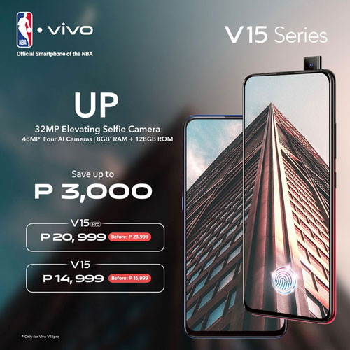 Vivo V15 series price drop