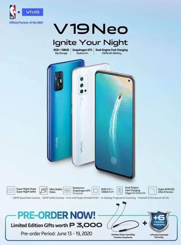 Vivo V19 Neo Pre-order Philippines