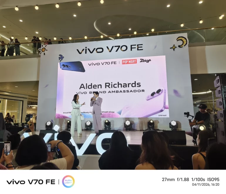 vivo V70 fe test photo