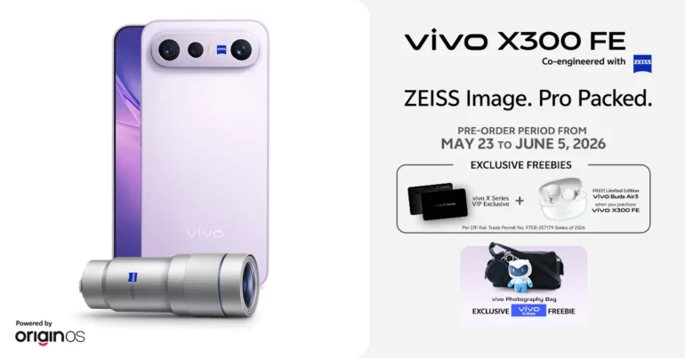 vivo X300 FE now open for pre-order in PH