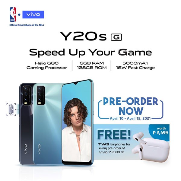 vivo Y20s [G] Pre-order Philippines