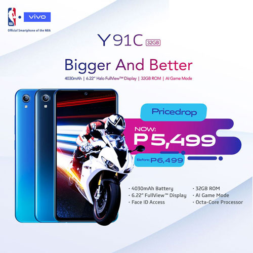Vivo Y91C price drop Philippines