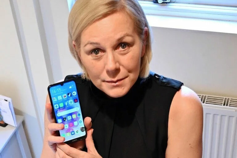 Huawei phone saves womans life