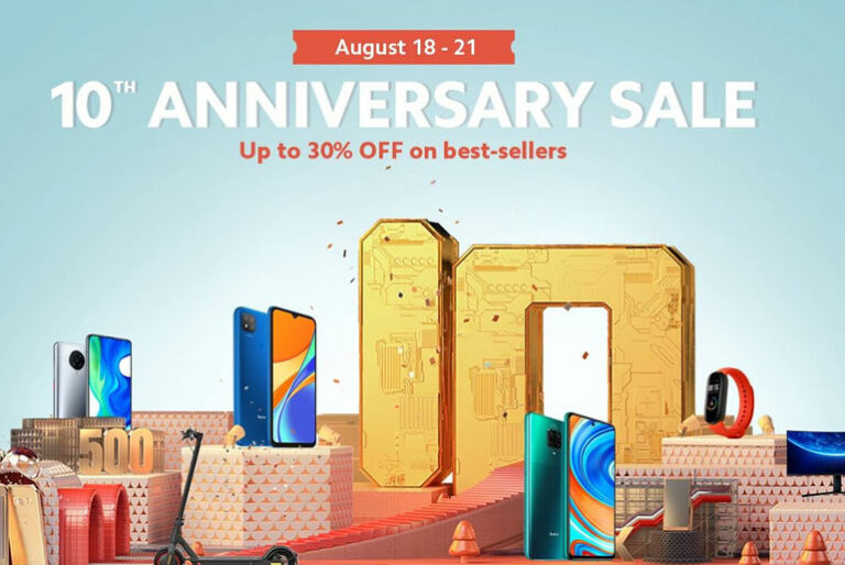 Xiaomi anniversary sale on Shopee and Lazada