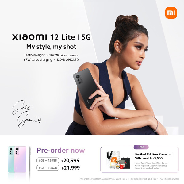 Xiaomi 12 Lite Price Philippines