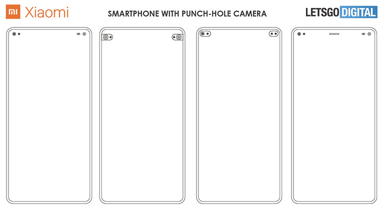 xiaomi dual punch hole patent