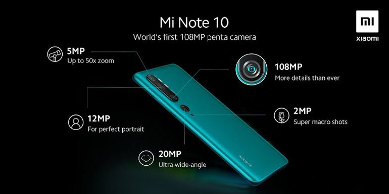 Xiaomi Mi Note 10 specs