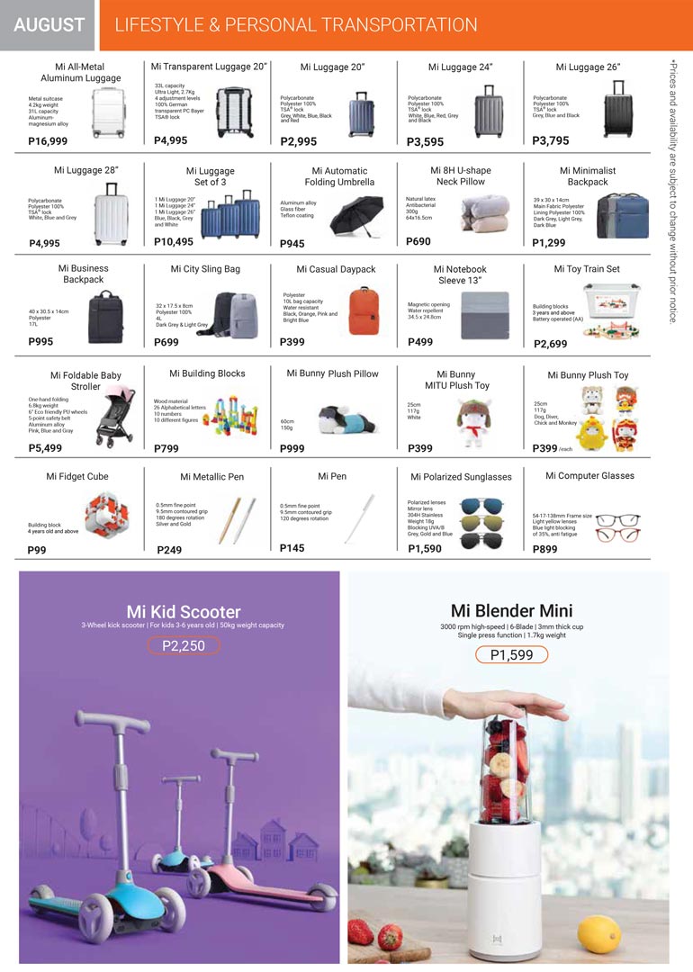 Xiaomi Mi Store Brochure
